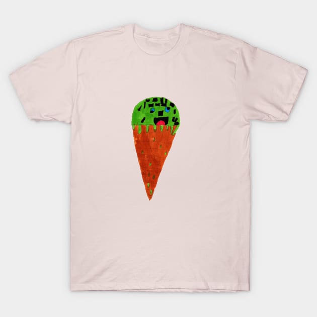 Ice Cream Drawing T-Shirt by Kids’ Drawings 